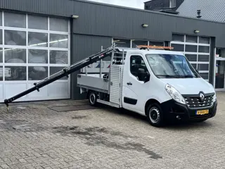Renault Master T35 2.3 dCi Hiab Laadkraan T-CLX 013 Trekhaak 2500 kg Airco Cruise controle 2-Persoon