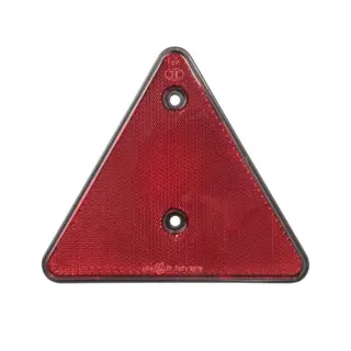 Reflector driehoek rood