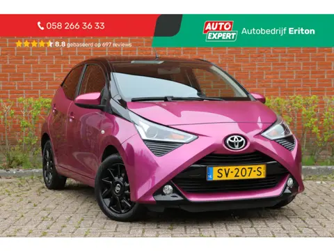 Toyota Aygo 1.0 VVT-i 73pk x-clusiv UNIEK! | NL-auto | Unieke kleur! | Luxe! | Airco | Cruise contro