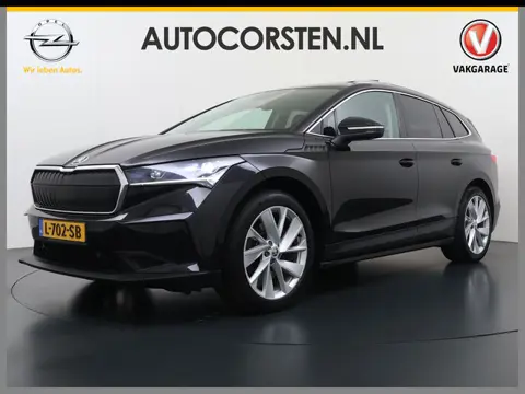 Škoda Enyaq iV 80 Warmtepomp Panoramadak Adap.Cruise 3-Zone Ecc Camera Stoel+Stuurverwarming Draadlo