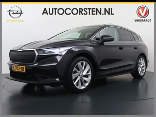 Škoda Enyaq iV 80 Warmtepomp Panoramadak Adap.Cruise 3-Zone Ecc Camera Stoel+Stuurverwarming Draadlo