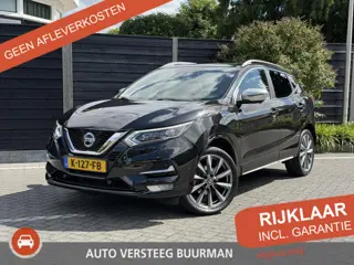 Nissan Qashqai Tekna + 1.3 DIG-T DCT7 Automaat Navigatie, Rondomzichtcamera, Keyless, Trekhaak, Pano