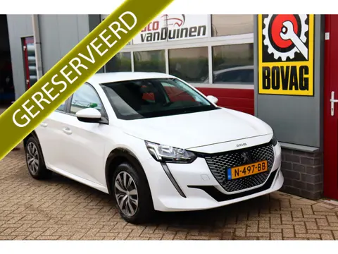 Peugeot e-208 EV Active 50 kWh O.a.: SOH: 90,4%, Clima, Navi, Cruise, Carplay, All-Season banden, Et