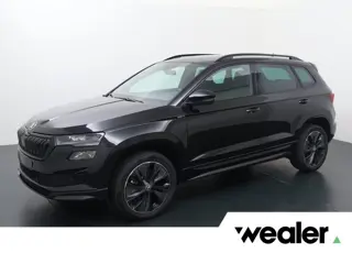 Škoda Karoq Sportline Business 1.5 TSI 150 PK DSG | Automaat | Trekhaak | Sportline lounge interieur