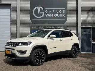Jeep Compass 1.4 170PK Limited 4x4 Automaat Panodak,Clima,Cruise,Navi,CarPlay,Leder,Beats,Isofix,Get