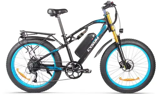 CYSUM M900 Fat Tire Electric Bike 48V 1000W Brushless Gear