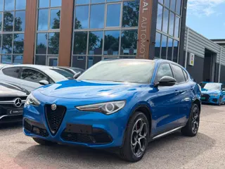 Alfa Romeo Stelvio 2.0 T AWD Veloce - SCHUIFDAK - MISANO BLAUW - 20'' - LEER - SPORTSTOELEN
