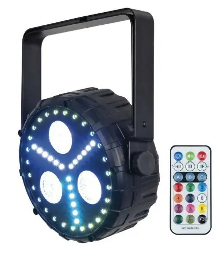 Showtec led par disco lamp voor mancave