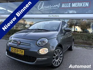 Fiat 500 1.2 Lounge Automaat - Airco - Apple carplay - Navigatie - Cruise control - Bluetooth - Lich