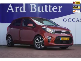 Kia Picanto 1.0 DPi DynamicPlusLine+Ecc+Led+Breed-Navigatie+camera+cruise+Leder-Multie-stuur = SUPER