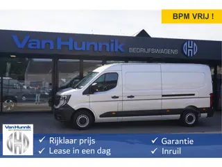 Renault Master T35 170PK L3H2 BPM VRIJ!! 10" R-Link Navi, Camera, LED 2x Schuifdeur!! NR. 725