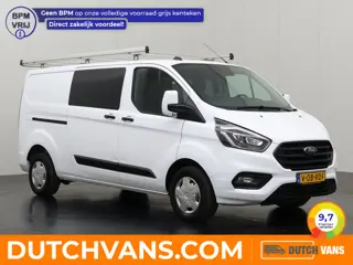 Ford Transit Custom 2.0TDCi 130PK Lang Dubbele Cabine | Werkplaats | Standkachel | Imperiaal | Trekh