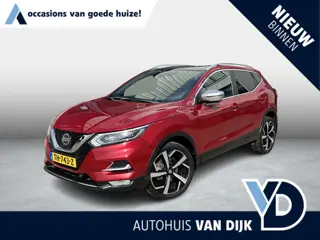 Nissan Qashqai 1.2 Tekna + Automaat / afn. trekhaak / panoramadak / BOSE / vol leder / 360 Camera
