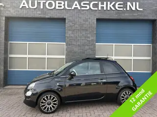 Fiat 500 1.0 Hybrid Dolcevita, schuifkantel/panodak, cruise/climate controle, 1/2leder