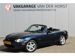Mazda MX-5 1.6i-111pk. Eerste eigenaar ! Slechts 63.000km, origineel ! Cabrio, Weinig Kilometers, NA