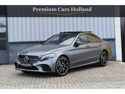 Mercedes-Benz C-Klasse 300 AMG 258 Pk Designo Matt Metallic Pano Vol Leder Digitale Cockpit Multi Be
