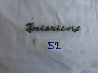 Emblem Maserati Iniezione