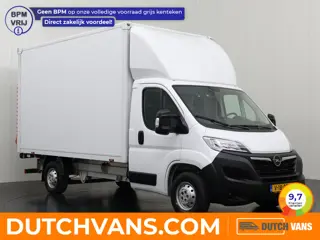 Opel Movano 140PK Bakwagen+Laadklep | 2500KG Trekhaak Dakspoiler | Camera | Airco | Cruise | 3-Zits