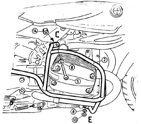 VALBEUGEL BMW R 1100 850 R 1994 - 2001 / 2002 - 2007