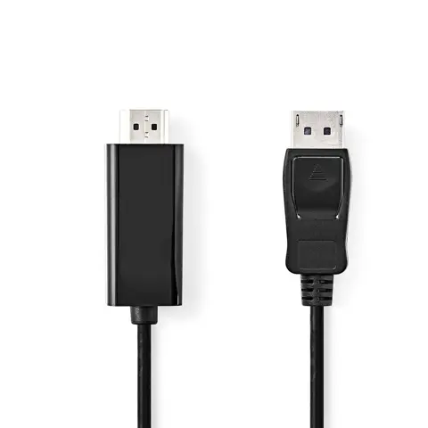 Nedis DisplayPort-HDMI-Cbl DisplayPort M - HDMI-Conn. 2m BK