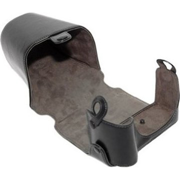 Delamax Lederen Retrotas Zwart voor Nikon D5000