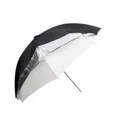 Godox Dual Duty Paraplu Zwart/Zilver/Wit 101cm