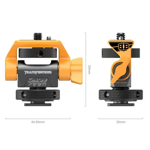 SmallRig 5519 Swivel And Tilt Adjustable Monitor Support with Cold Shoe (BumbleBee Edition)