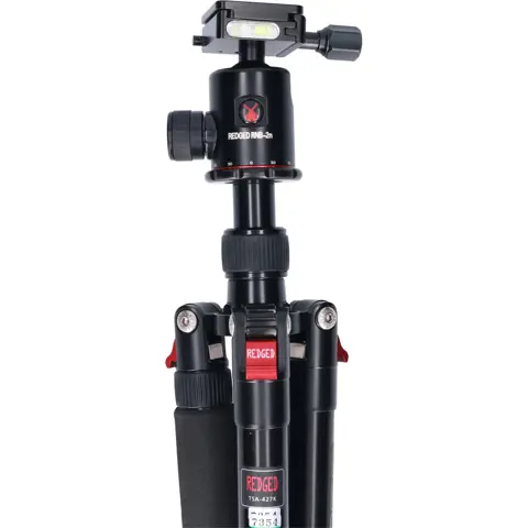 Tweedehands Redged TSA-427K Travel Tripod Alu + RNB-2N Balhoofd CM7354