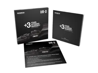 Olympus 3 Years Extended Warranty Card (OM-D Line-Up)