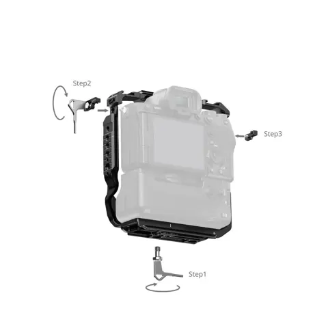 SmallRig 6114 Cage For Sony Alpha 7R V / 7S III / 1 w/ Vertical Grip VG-C4EM