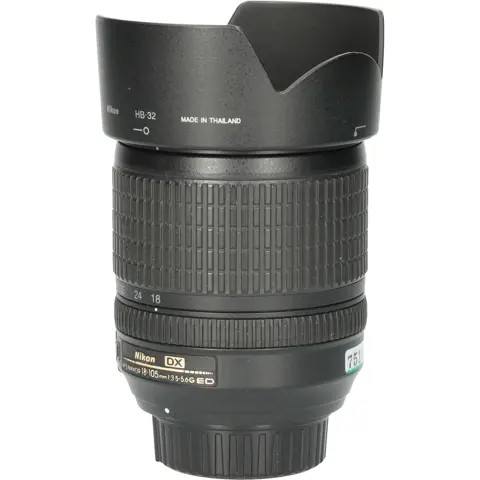 Tweedehands Nikon AF-S 18-105mm f/3.5-5.6G VR DX CM7510