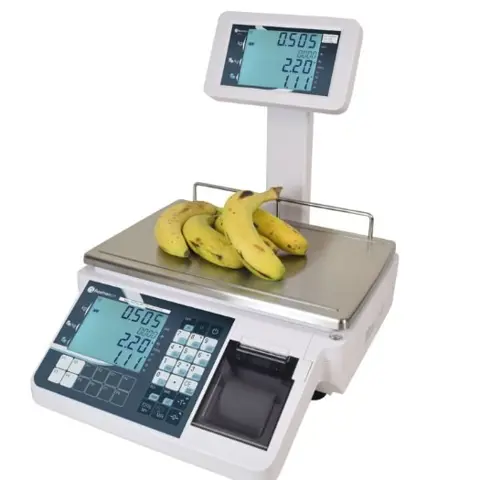 Winkelweegschaal. Baxtran STI, 4 medewerkers.Geijkt.