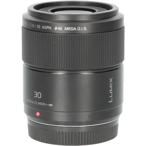 Tweedehands Panasonic Lumix G Macro 30mm f/2.8 ASPH Mega OIS - Zwart CM7433