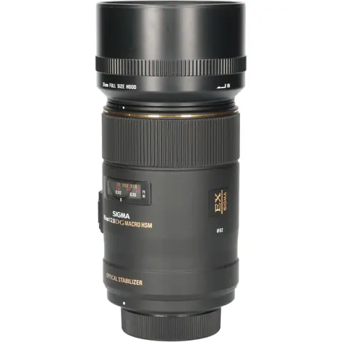 Tweedehands Sigma 105mm f/2.8 EX DG OS HSM Macro Nikon CM7303