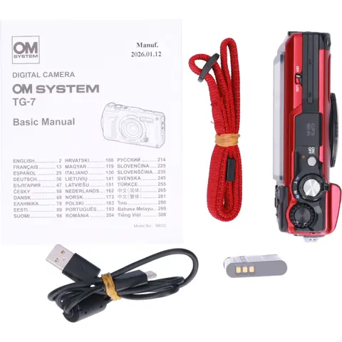 Tweedehands OM System TG-7 Rood CM7403