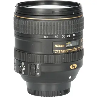 Tweedehands Nikon AF-S 16-80mm f/2.8-4.0 ED VR DX CM7127