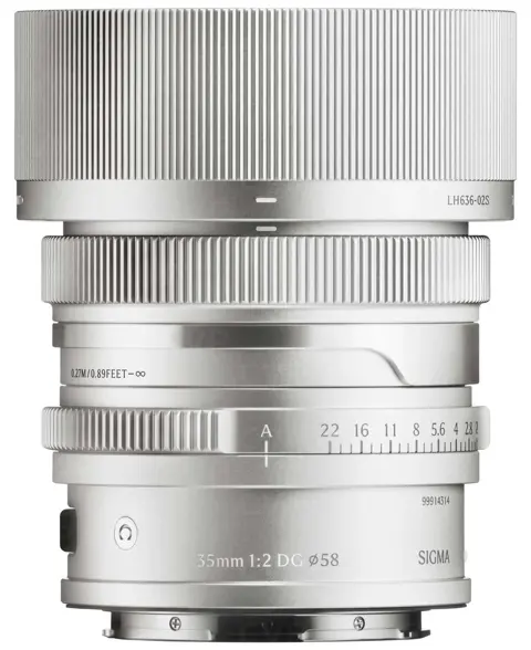Sigma 35mm f/2.0 DG (C) Silver L-Mount
