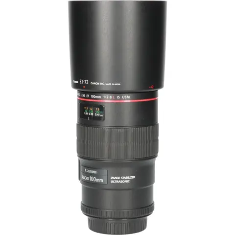 Tweedehands Canon EF 100mm f/2.8L IS Macro USM CM7609