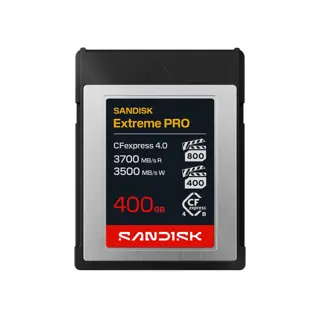 SanDisk CFexpress Extreme Pro 400GB (4.0 / Type B / 3.700.MB/s)