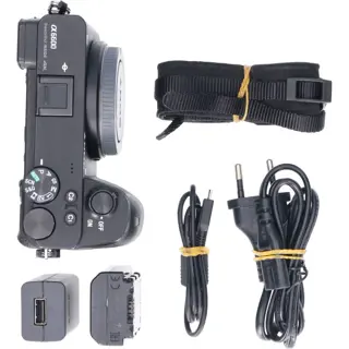 Tweedehands Sony A6600 Body Zwart CM7469