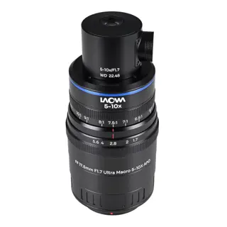 Laowa Aksen 17.5mm f/1.7 5-10X Ultra Macro APO (Coax Illum) - MFT