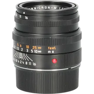 Tweedehands Leica Summicron-M 50mm f/2.0 Zwart CM7171