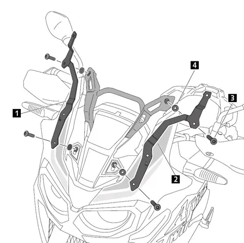 LINK SYSTEEM ACHTERVEER Honda CRF 1000 Africa Twin 2015 -