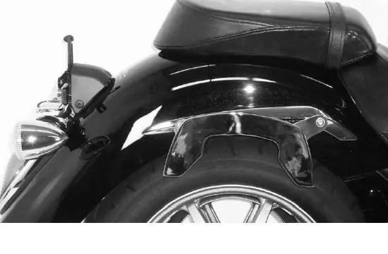 KOFFERBEUGELSET Yamaha XVS 1300 Midnight Star 2007 - 2014