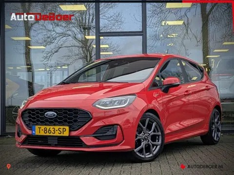 Ford Fiesta 1.0 EcoBoost Hybrid ST-Line | Trekhaak | Led | Cruise control | Climate control | PDC A 