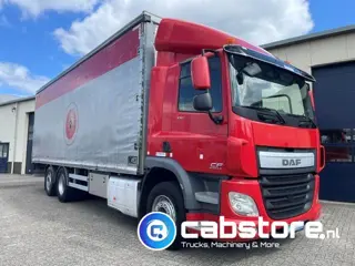 DAF CF 330 FAN 6x2 Euro 6 - Schuifzeilen bakwagen - Bouwjaar 2016 - SMART Tacho - APK 08-2027 !! - Z