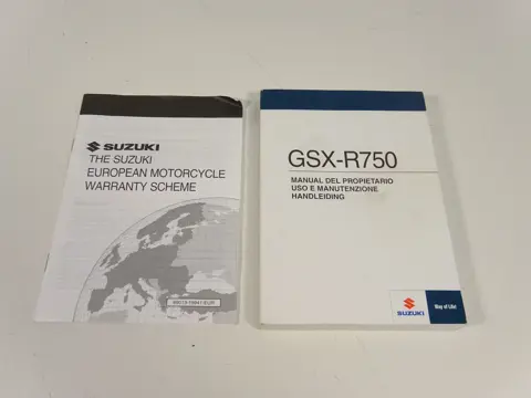 INSTRUCTIEBOEKJE Suzuki GSX R 750 2011 - 2012