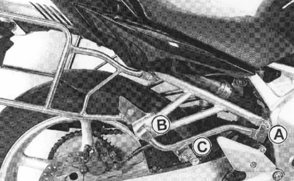 DUO VOETSTEUN SET Yamaha FZ6 2004 - 2007 / 2008 - 2009 /
