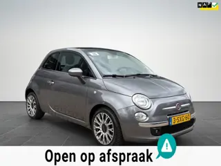 Fiat 500 0.9 TwinAir Lounge Automaat|Panoramadak|Airco|NAP