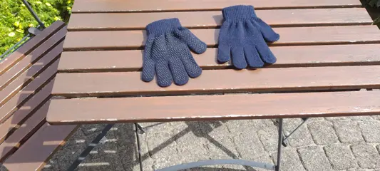 Kinderhandschoen Blauw Medium